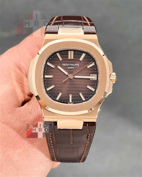 brown face patek philippe nautilus stainless|Patek Philippe Nautilus vintage.